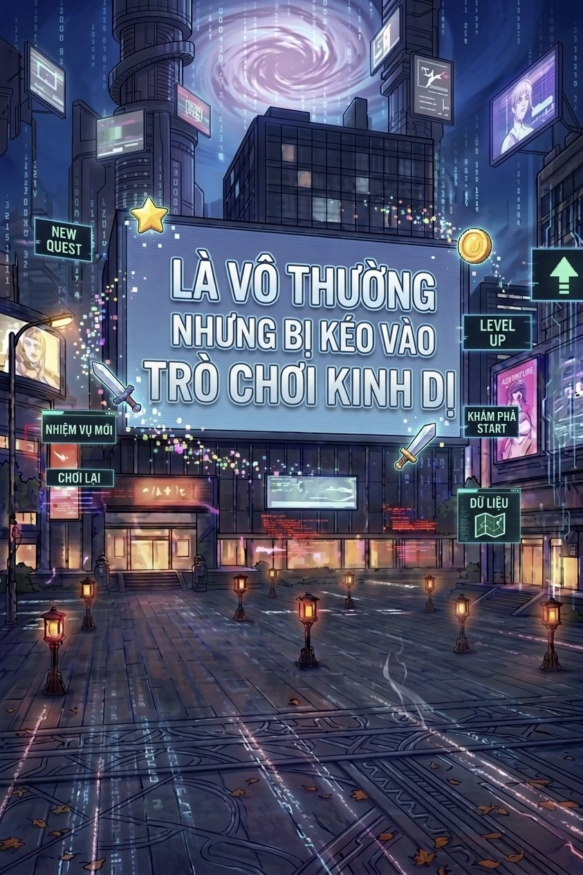 Bìa truyện Là Vô Thường Nhưng Bị Kéo Vào Trò Chơi Kinh Dị