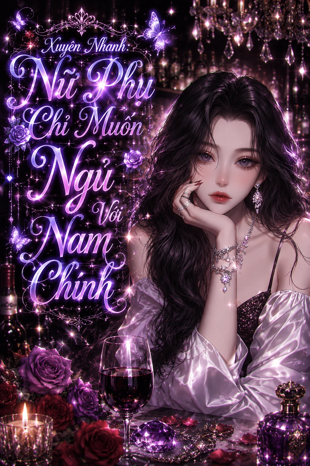 Bìa truyện Xuyên Nhanh: Nữ Phụ Chỉ Muốn Ngủ Với Nam Chính (NP)