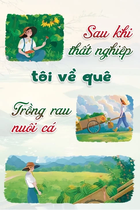 Bìa truyện Sau Khi Thất Nghiệp Tôi Về Quê Trồng Rau Nuôi Cá