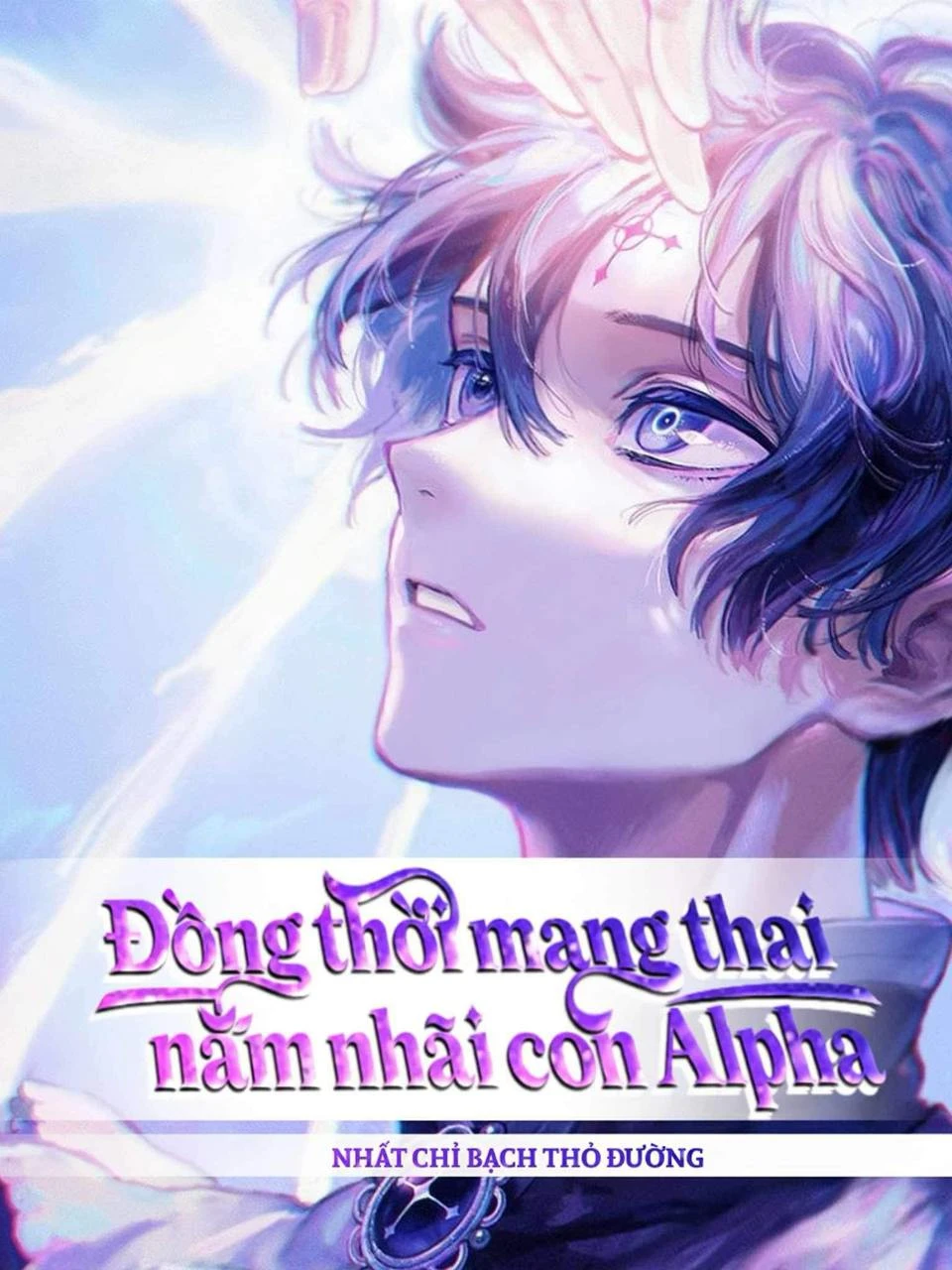 Bìa truyện Đồng Thời Mang Thai Năm Nhãi Con Alpha