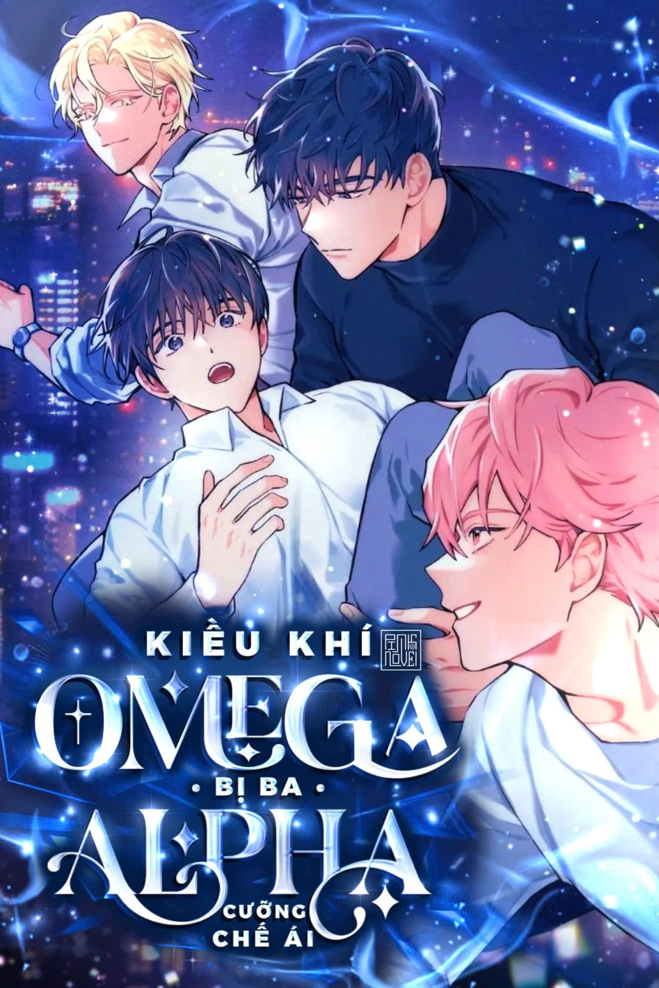Bìa truyện Kiều Khí Omega Bị Ba Alpha Cưỡng Chế Ái
