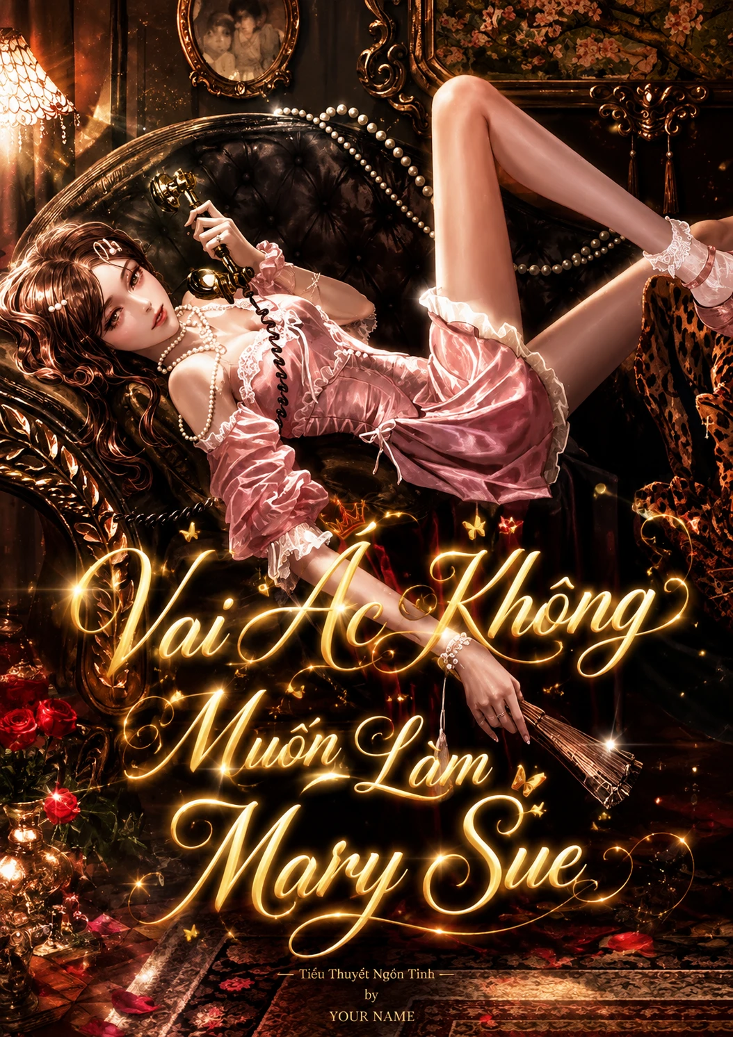 Bìa truyện Vai Ác Không Muốn Làm Mary Sue